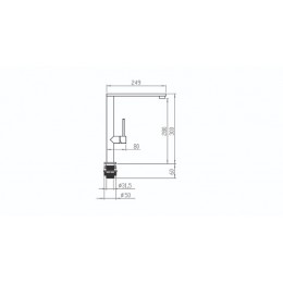 Misturador 200 Monocomando Inox - Debacco